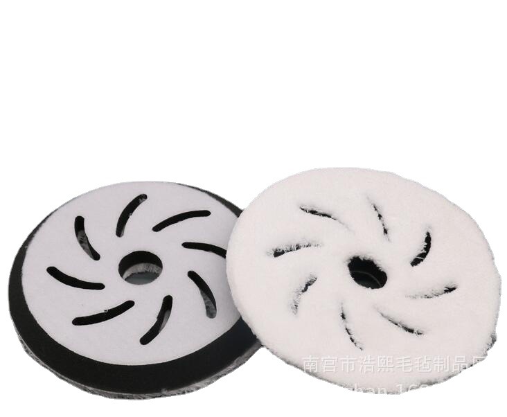 厂家5寸风火轮打蜡6寸抛光盘擦蜡盘汽车美容快速气动收蜡盘海绵盘|ms