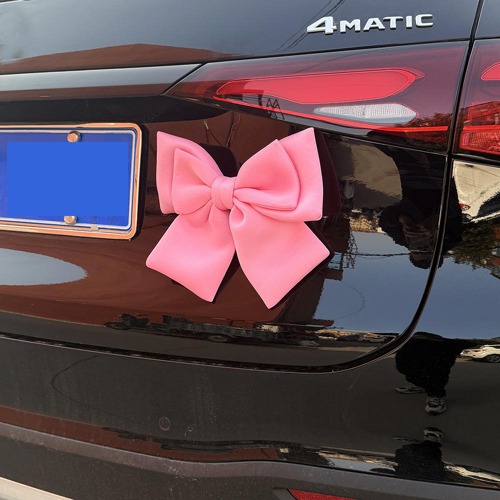 Car Rear Decoration Bowknot Female Car Exterior Trunk Pendant Car Sticker Ornaments Motorcycle Ornaments Car Sticker Ornaments