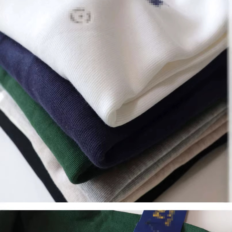 Cross-Border Exclusive Supply of Polo Shirts with Small Horse Logo Embroidery, Men's Short-Sleeve Cotton Polo Shirts, Large Size, Loose Fit, Embroidered Turn-Down Collar Men's Polo Shirts