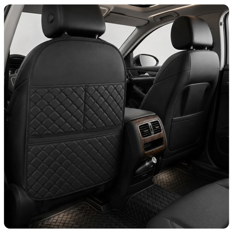 Car seat back anti-kick pad rear protection anti-wear pad universal child rear seat backrest protection pad for car