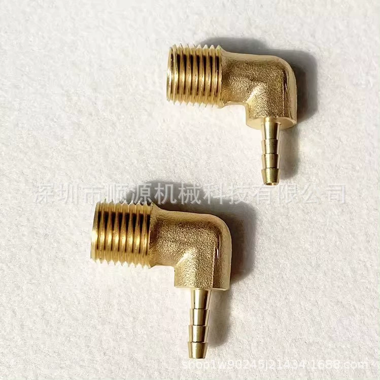 1/4NPT * 1/4HOSE Все медные пагоды колена пагоды пагоды колена трубы с прямым углом газовой мягкой кожи фитинги