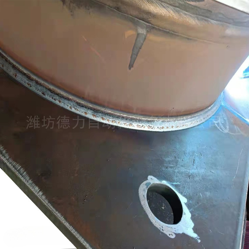 现货大型立式环缝自动焊德力不锈钢法兰小型环缝自动焊接机设备