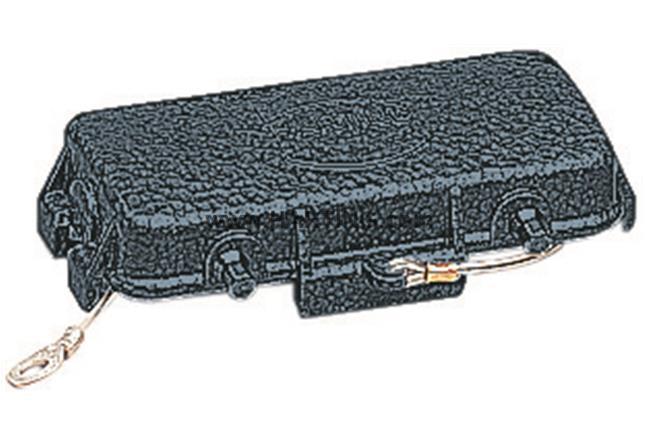 Harting哈丁 09370245405 HAN M 24B IP65 黑色双扣防尘盖 保护盖