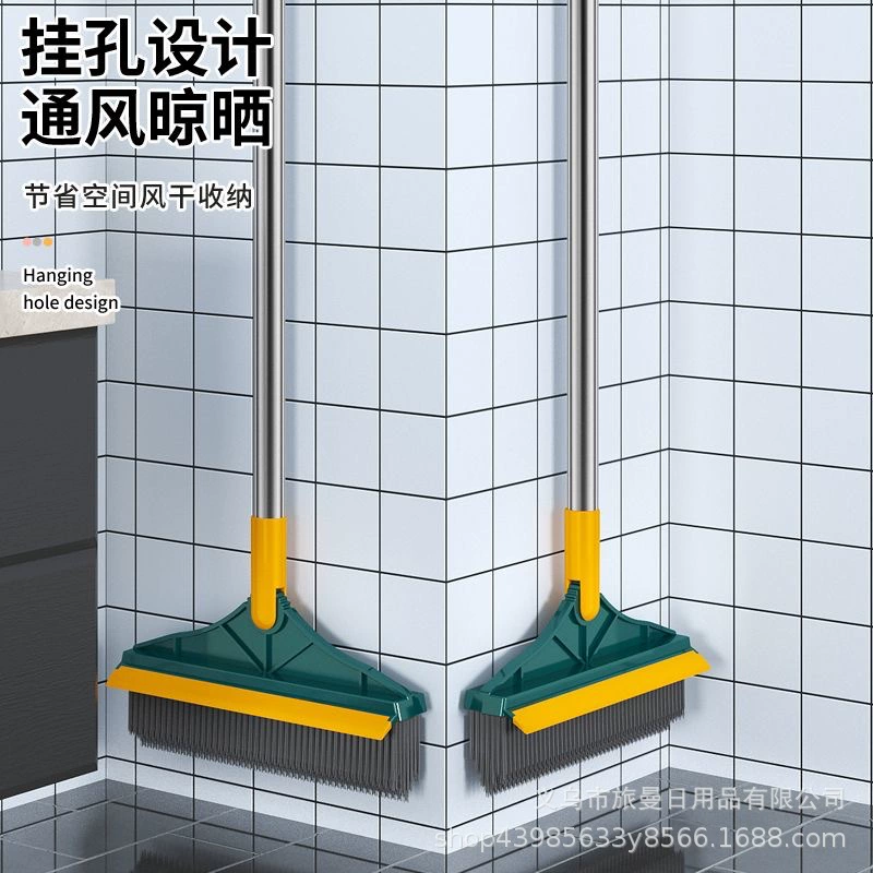 Щетка для пола в ванной комнате, щетка для напольного шва «четыре в одном», заостренная щетка для пола, ванная комната, туалет, бытовая щетка с твердой щетиной с длинной ручкой