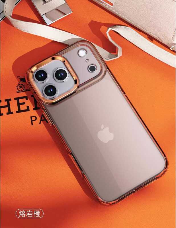 适用iPhone17promax手机壳多巴胺透色磁吸苹果16金属大孔保护套15|undefined