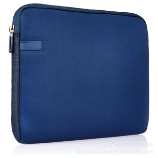 Cross-Border Genuine Leather Zipper Computer Laptop Bag Unisex Inner Bag 13inch Anti-Collision Tablet Bag