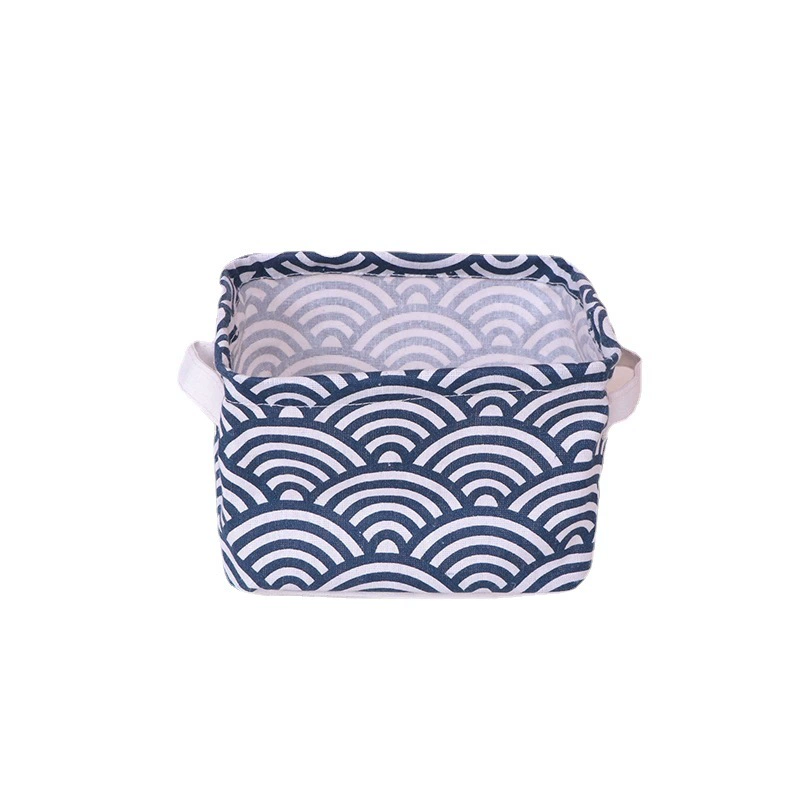 Square cloth, foldable toy, storage system, handheld multicoloured storage basket