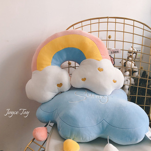 Ins Super Soft Cloud Pillow Cushion Car Sofa Pillow Girl's Office Backrest Waist Protection Nap Pillow