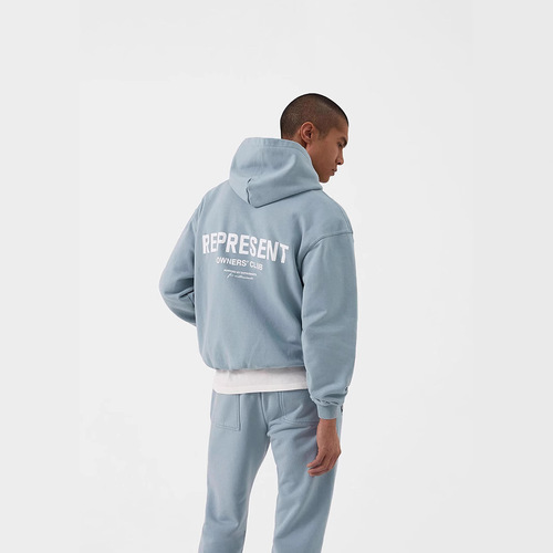 High Street Represent Classic Logo Hoodie Sweatshirt Loose Trendy Couple Unisex Hat Top