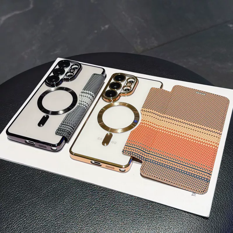Чехол-книжка с магнитом для Samsung S26 Ultra S25 S24 Plus