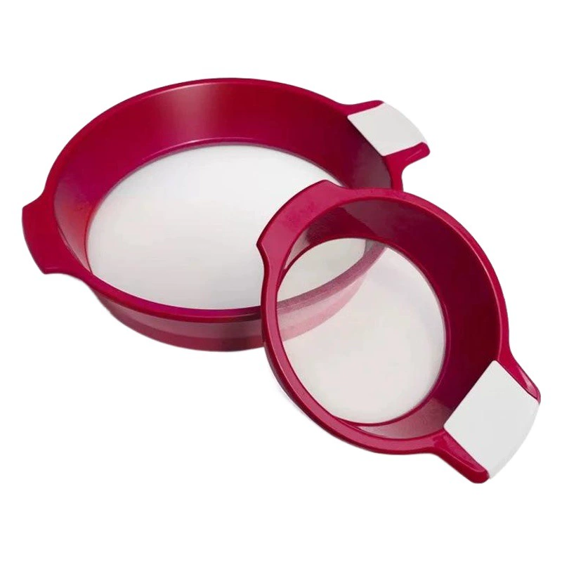 Новый АБС-просеиватель для порошка просеиватель сахара из нержавеющей стали с мелкой сеткой ручной просеиватель муки