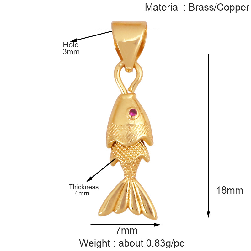 3g Weight Pendant Jewelry Making Type 11*28mm Jewelry Making Size DIY Ornament Accessories Classification 1 Piece Quantity Copper Material Conch, Dolphin, Hippocampus, Fish Pattern All Seasons Season Polished Finish Plating Design Elegant, Sweet Style 1 Piece 11*28mm Copper Conch Dolphin Hippocampus Polished Pendant DIY Ornament Accessories 8