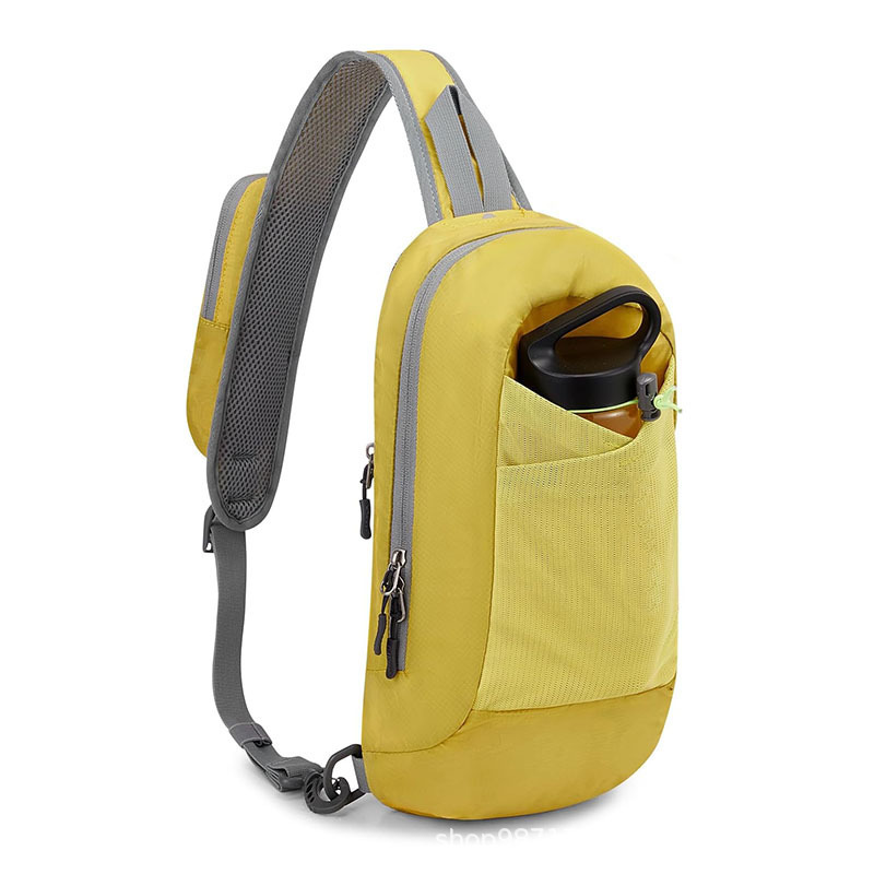 Amazon nueva mochila de hombro blindaje mochila de hombro ligera mochila de pecho para viajar y correr