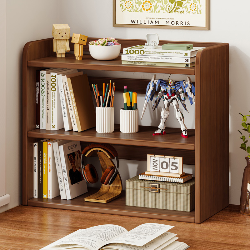Desktop Bookshelf Storage Rack Home Desk Storage Rack Student Desk Small Simple Multi-Layer Bookcase Storage