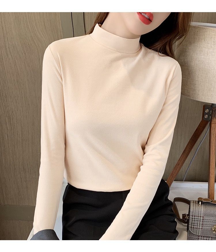 Women's T-shirt Long Sleeve T-shirts Casual Solid Color display picture 15