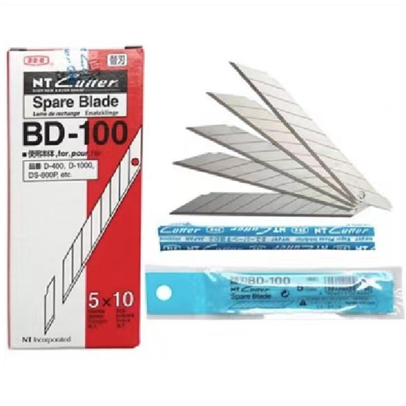 BD-100美工刀片30度角尖刀片贴膜墙纸工业用通用小号9mm雕刻割刀