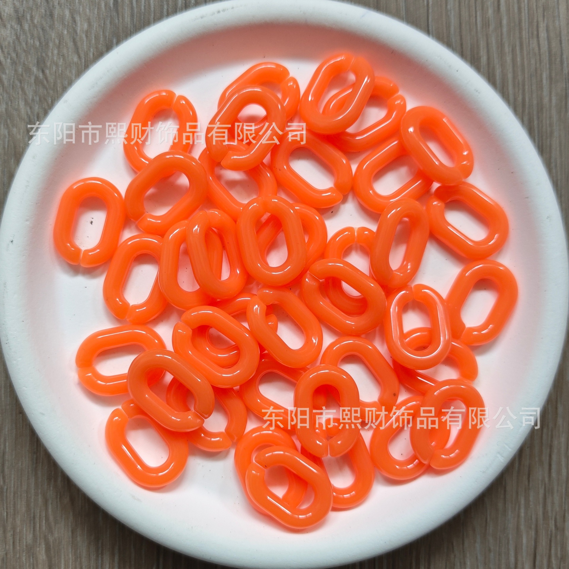 20x14mm color acrílico cadena hebilla anillo llavero bolsa colgante accesorios de la joyería de DIY fábrica al por mayor