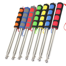 导游杆不锈钢可伸缩旗杆户外1.2米长伸缩指挥棒教学教鞭批发