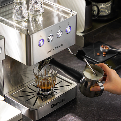 Gemini CRM3005E Home Coffee Machine, Espresso Semi-Automatic Pump Pressure Cross-Border Small Appliance Espresso Maker