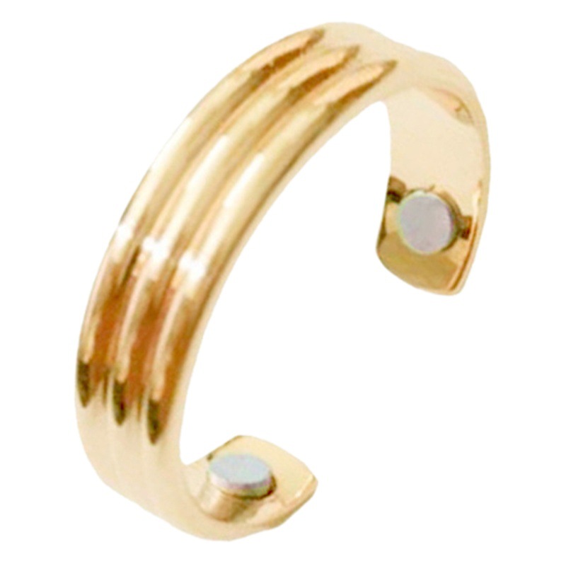 Anillo magnético creativo, oro rosa, europeo y americano