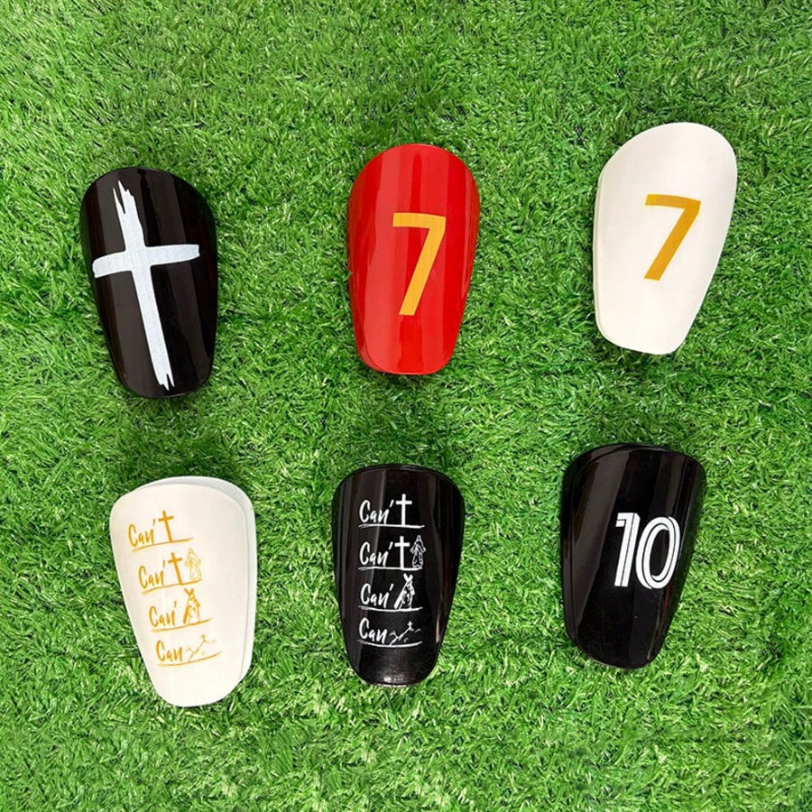 Cross-Border Mini Shin Pads Football Thickened Cross-Shaped Shin Guards Insert Sports Protective Gear