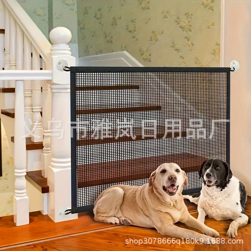 Собачья изолирующая сеть без пробития портативные складные домашние домашние домашние животные барьер безопасности лестничный защитный забор