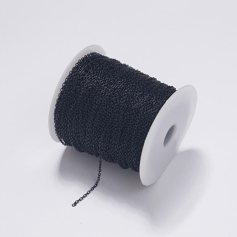 cadena DIY cadena de joyería cadena cruzada redonda cadena O cadena cadena O cadena cadena de joyería