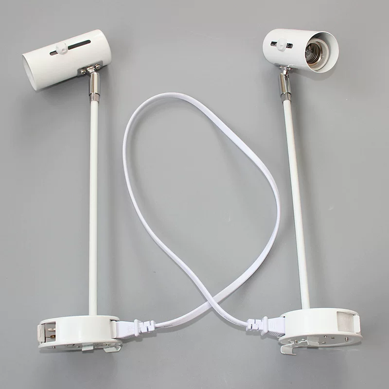LED Canton Fair горизонтальная и боковая круглая лампа серия, ярлык стенда, длинная рука спот E27 выставочная лампа