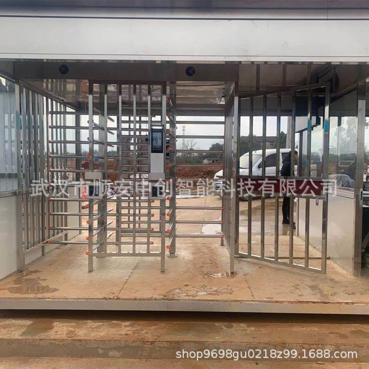 武汉建筑工地十字转闸防尾随全高闸工人实名制人行通道闸平台对接