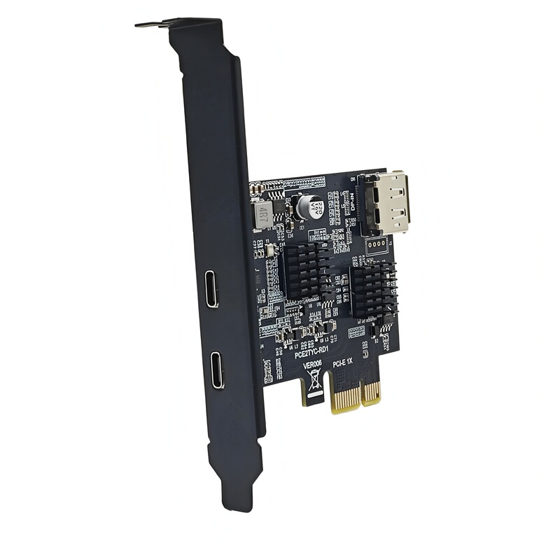 PCI-E x1 to TYPE-C expansion card DP supports 4K video 5Gbps gen1 C port monitor docking station PCI-E x1 to TYPE-C expansion card DP supports 4K video 5Gbps gen1 C port monitor docking station