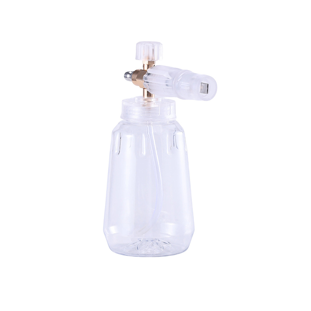 No. 4 transparent semi-aluminum PA foam pot high-pressure cleaning car water gun spray pot large-capacity car wash special Taizhou pot