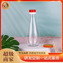 DSL 350ML水滴瓶 矿泉水瓶保龄球形状饮料瓶酱油瓶PET醋瓶色拉