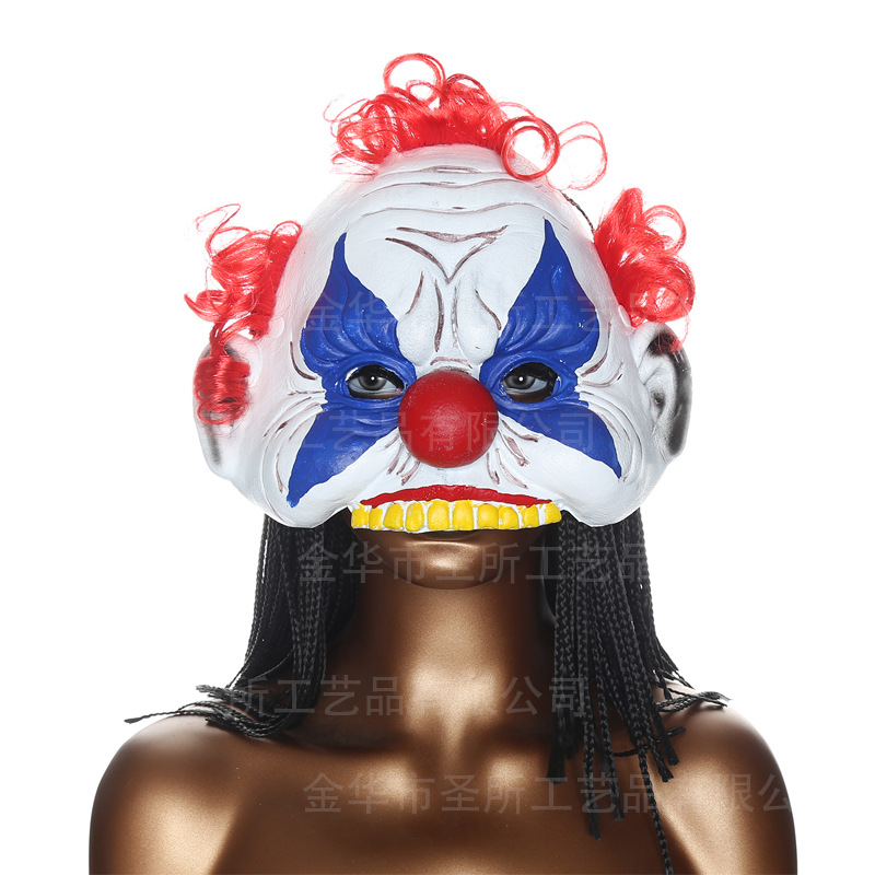 Máscara de animal Comercio exterior Funda de Halloween Carnaval PU suave espuma Accesorios de vestir realistas Máscara de fiesta image 19