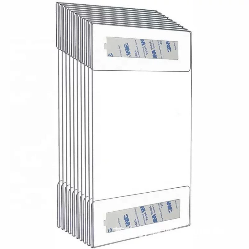 Акриловая прозрачная рекламная карта A4 без перфорации A5, Хрустальная настенная фоторамка, рамка из плексигласа без полей