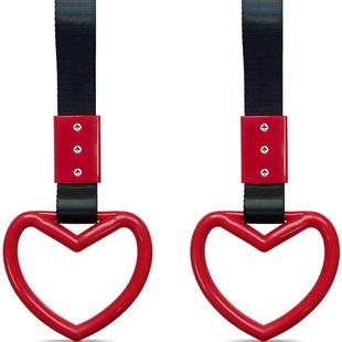 JDM car decoration pull ring love car inner handle hanging ring Japanese modified heart-shaped ring tail pendant