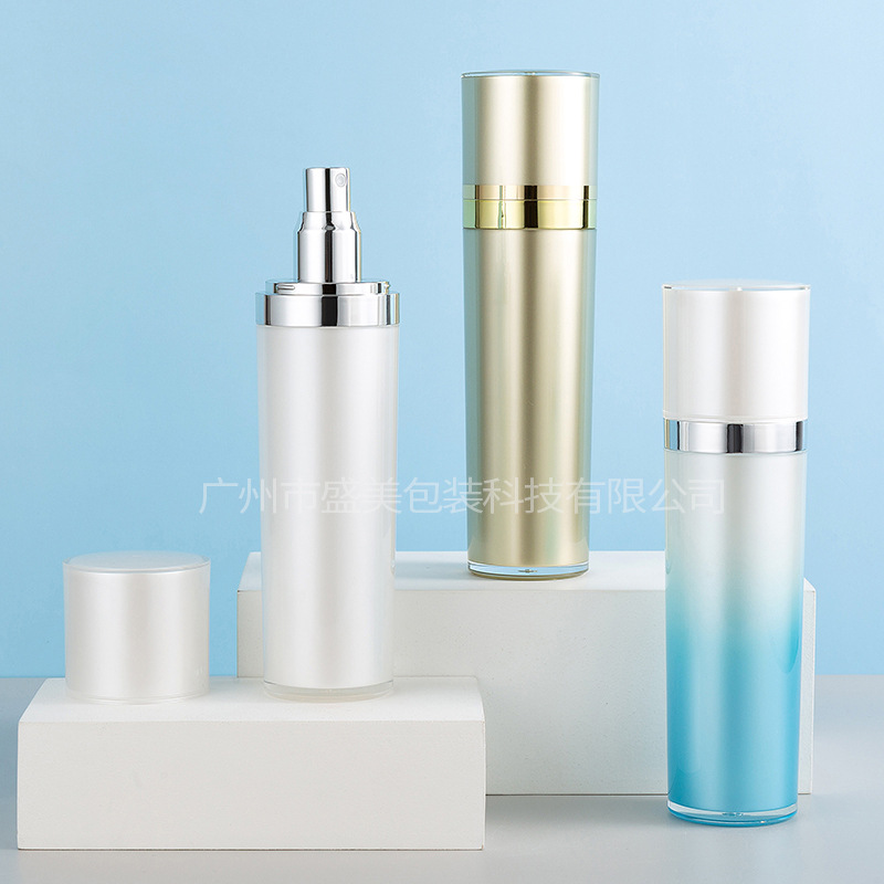 亚克力爽肤水喷雾瓶细雾120ml厚底塑料瓶按压式分装瓶 化妆品空瓶