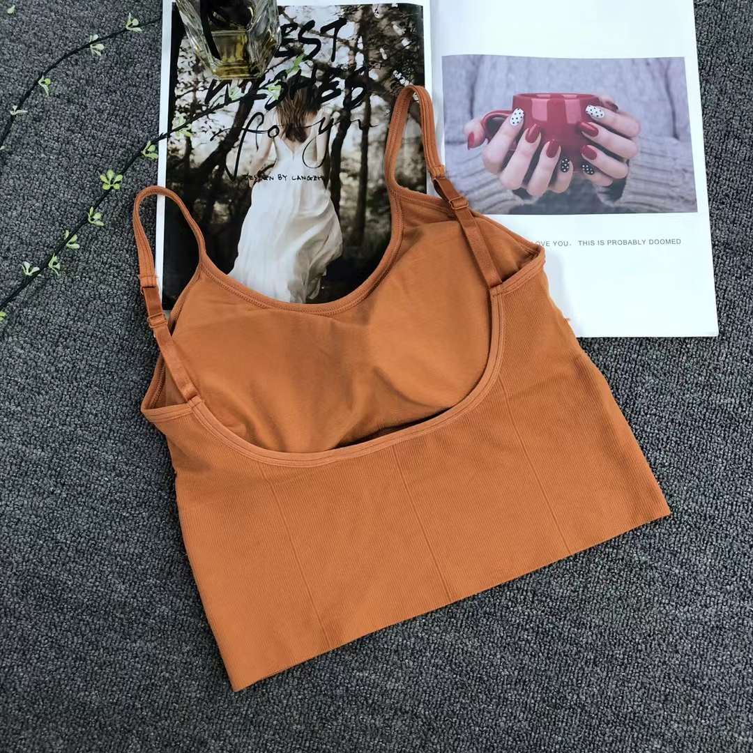 Nueva inconsútil alto elástico belleza de alta calidad las mujeres chaleco inalámbrico yoga sujetador ropa interior deportiva al por mayor