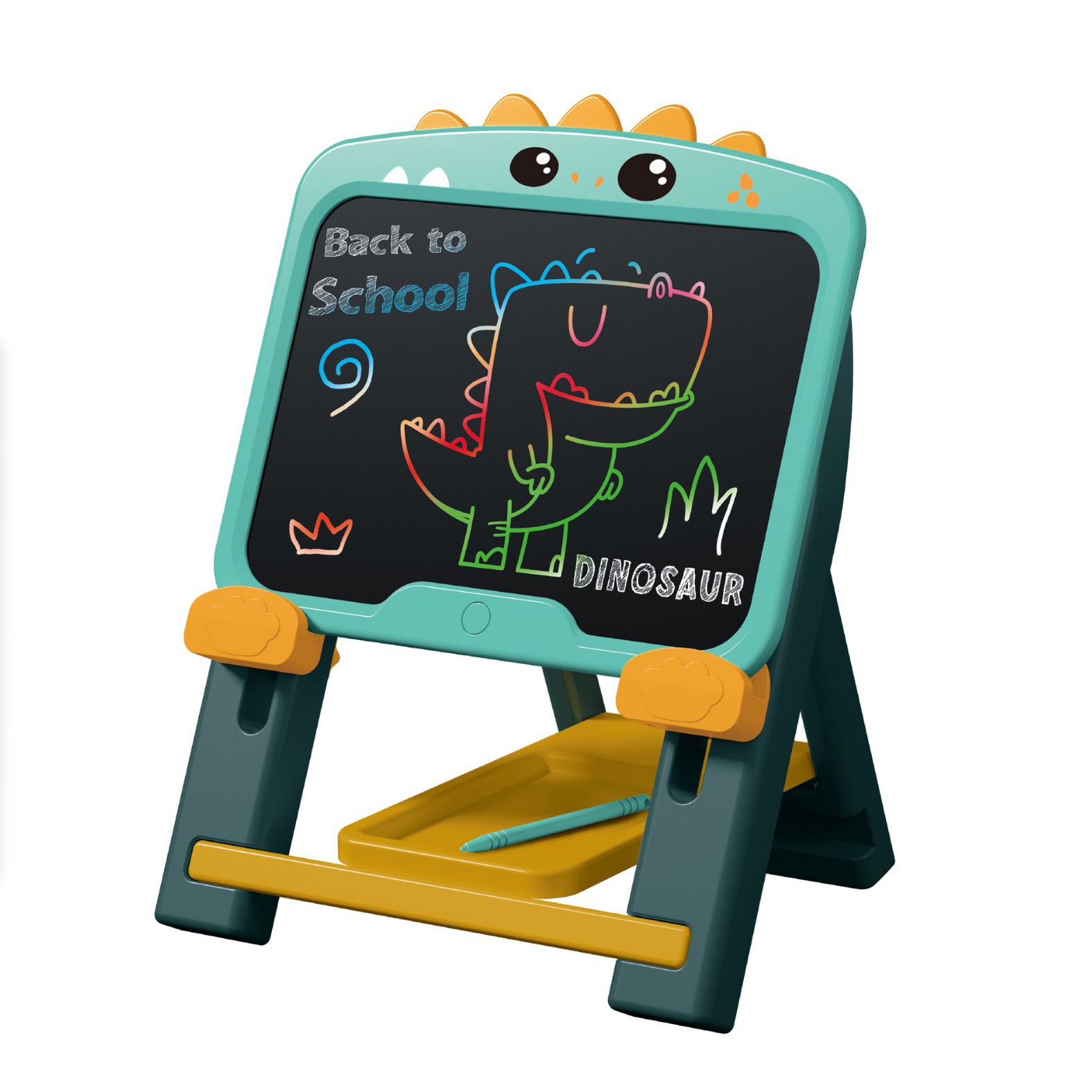 Transfronterizos niños electrónicos LCD tablero de escritura pintura tablero de dibujos animados coloridos dinosaurios tablero de escritura dibujo juguete