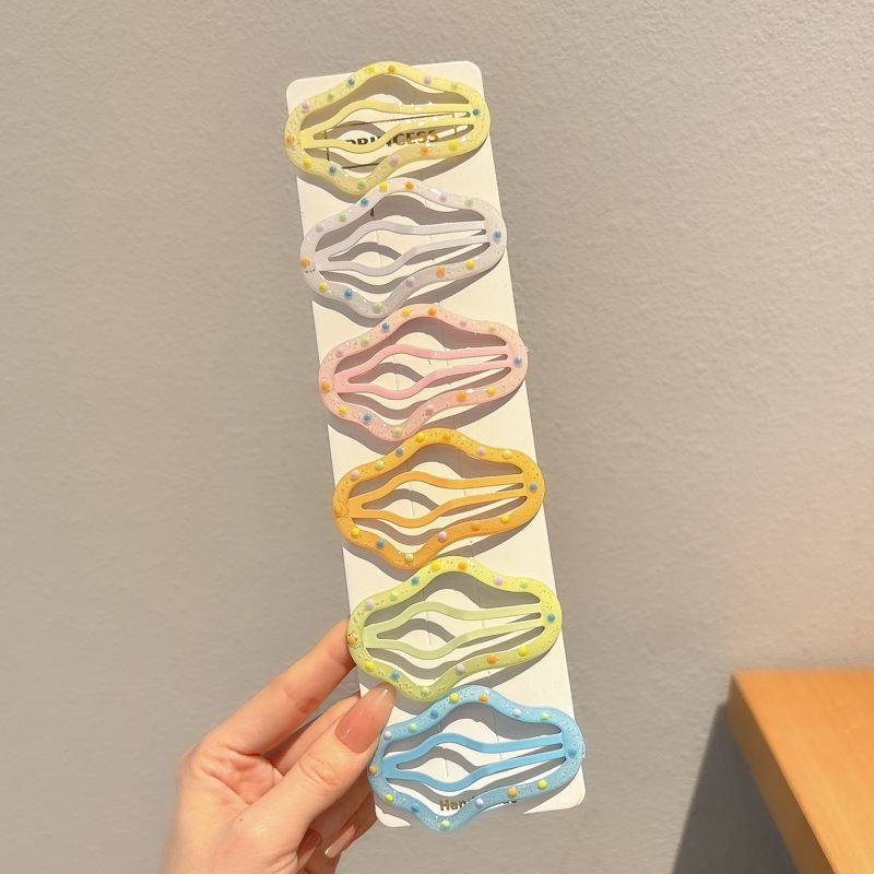 Horquilla de estrella colorida de dopamina, accesorio para el cabello para niños, horquilla con clip de flequillo lateral bonito para niñas, adorno para el cabello con clip BB.