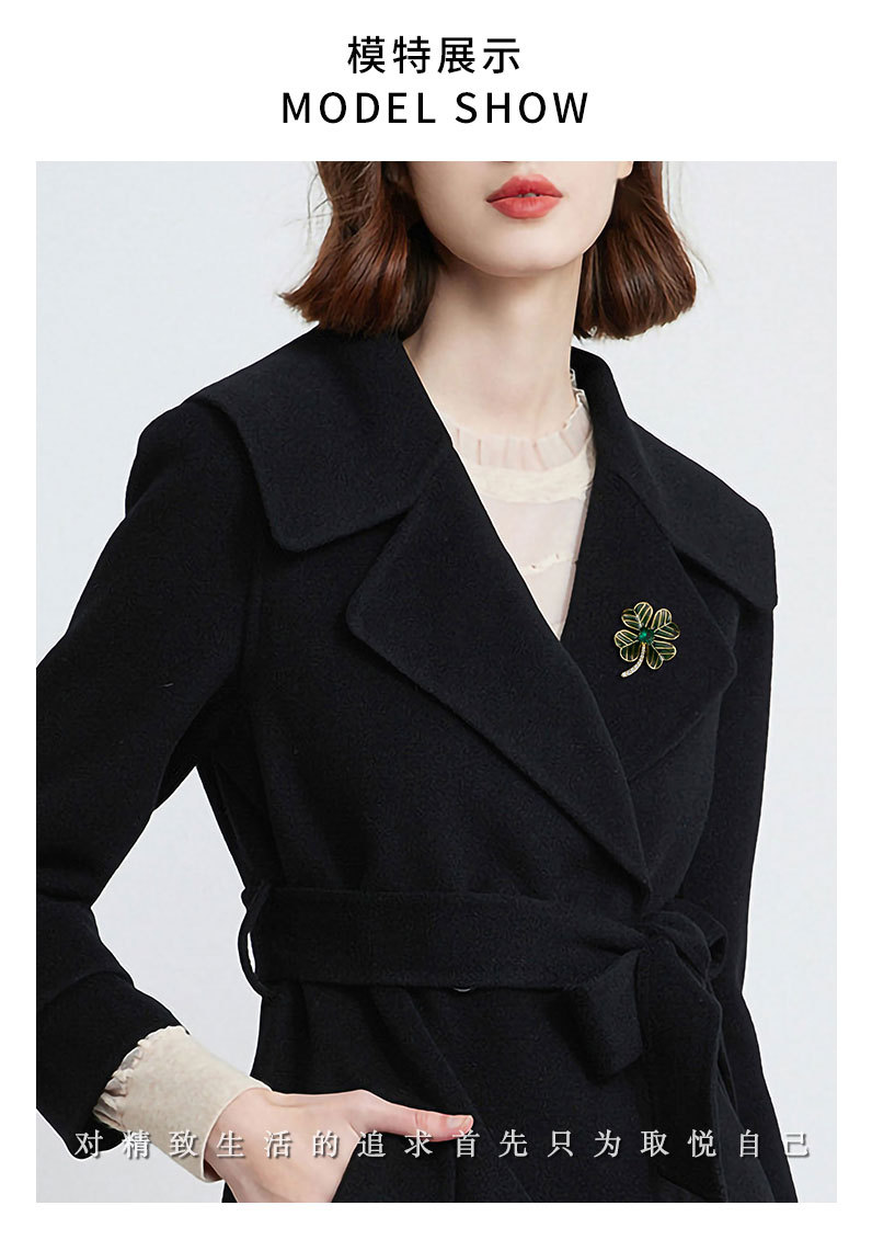 时尚百搭幸运四叶草胸针小清新甜美可爱植物树叶胸花新