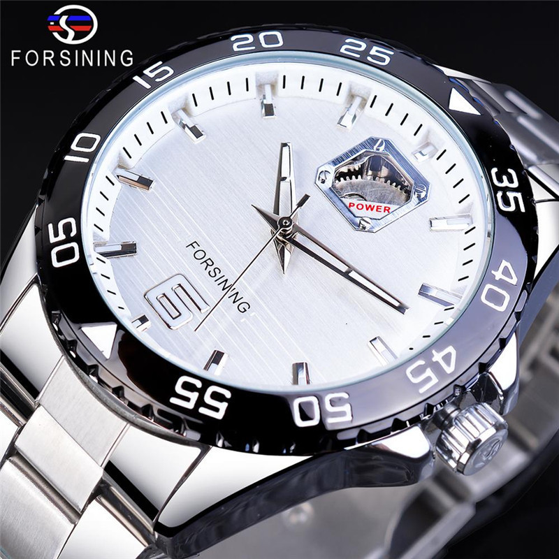 Men's Skeleton Mechanical Watch Style Fashionable Casual Automatic Movement_voghion.com