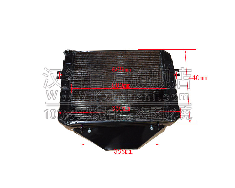 Tanque de agua de la carretilla elevadora aplicable a 490 motor 2000 accesorios de disipación de calor del motor de la carretilla elevadora tanque de agua de refrigeración hidráulica