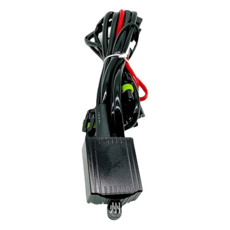 Venta al por mayor H4 lámpara de pie oscilante alambre impermeable conjunto un arrastre dos lámpara de xenón HID coche modificado lejos y cerca universal arnés de cableado de luz variable