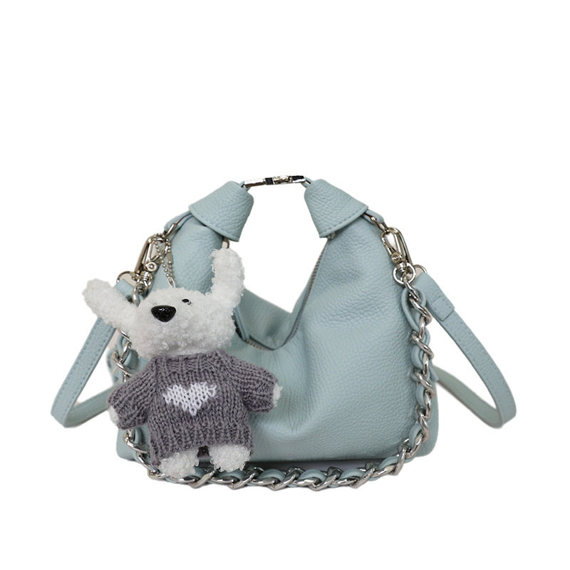 Korean Style Designer Damentasche Mit Kette Macaron Umhängetasche_voghion.com