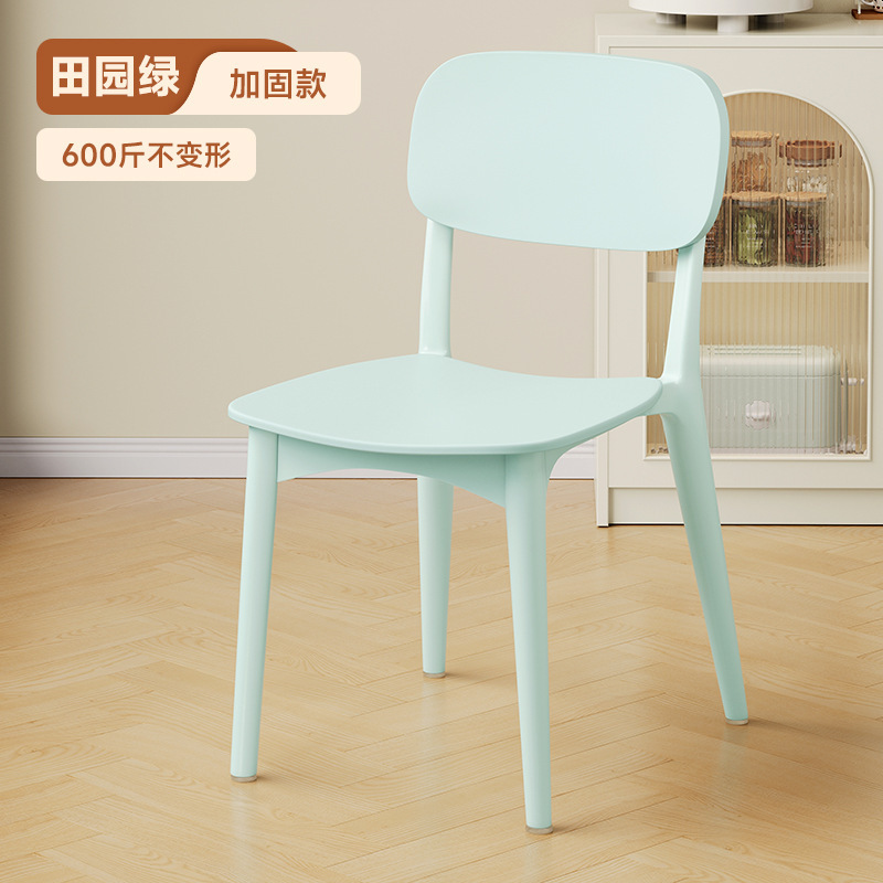 塑料椅子加厚家用餐椅靠背椅餐桌椅出租房用新款商用餐厅吃饭凳子|undefined