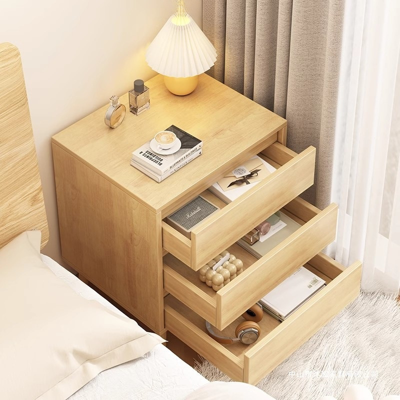 Cabina de cabecera de madera sólida simple dormitorio simple cabina de cabecera casero pequeño estante de cabecera armario de almacenamiento al por mayor