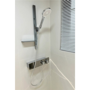 Brand Simple Shower Head Set Household Topless Spray Liftable Hot and Cold Small Apartment Shower Head Booster Nozzle