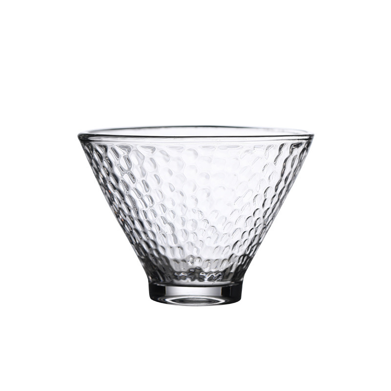 Taza de té de vidrio de estilo japonés taza de té pequeña taza de cristal transparente taza de té de Kung Fu taza de té del hogar taza de té pequeña