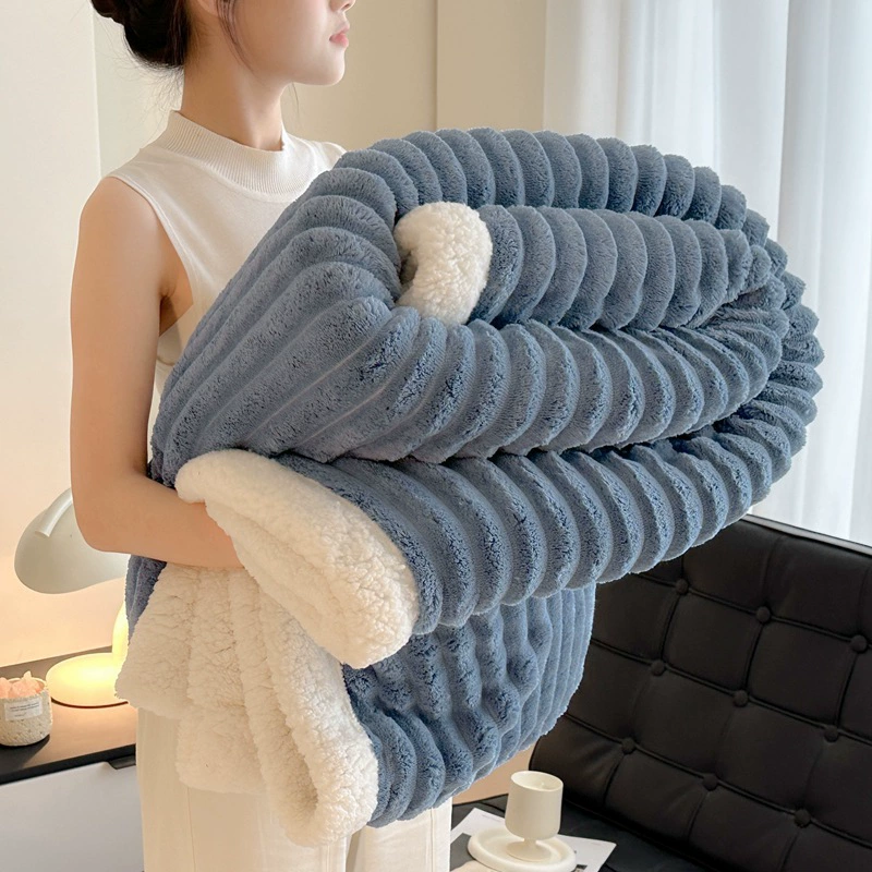 Одеяло-подушка Keep-Warm, утолщённая двухслойная флисовая ткань, различные размеры и цвета