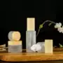 分装密封木纹蒙砂膏霜瓶